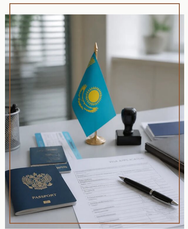 Оформление визы в Казахстан для поездки и работы в Канаше